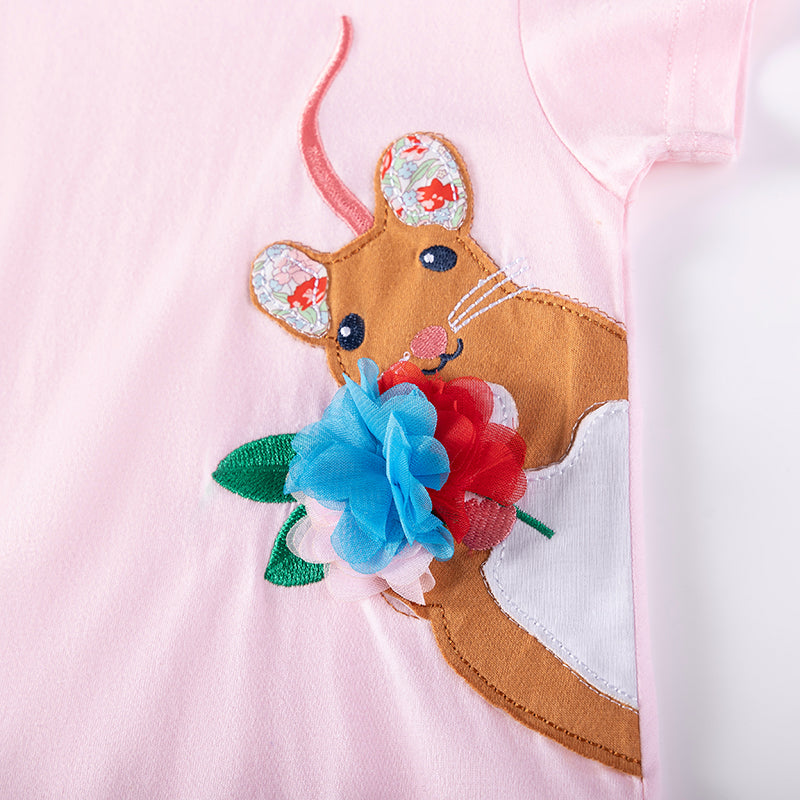 Pink Animal Dress