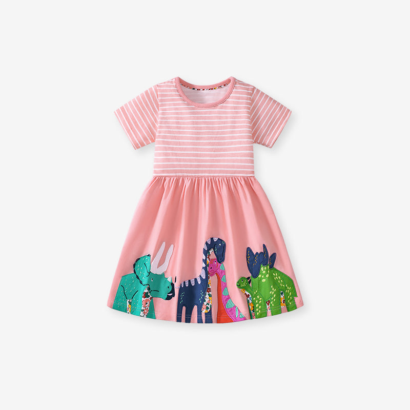 Girls Dino Dress