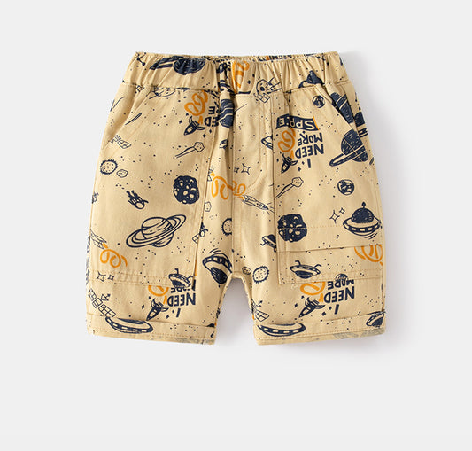 Brown Space Shorts