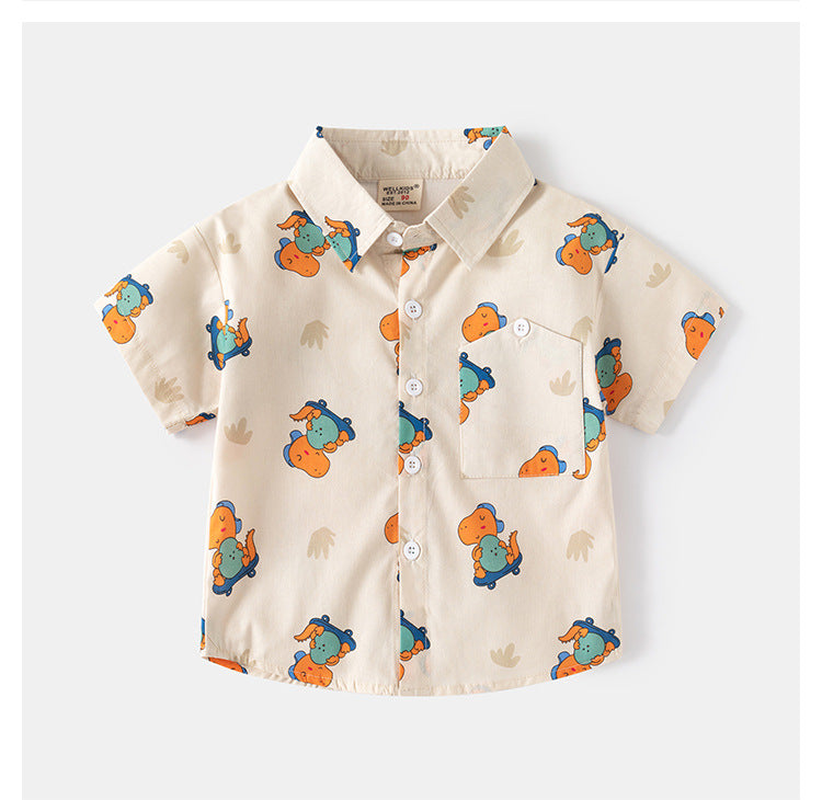 Brown Dino Shirt