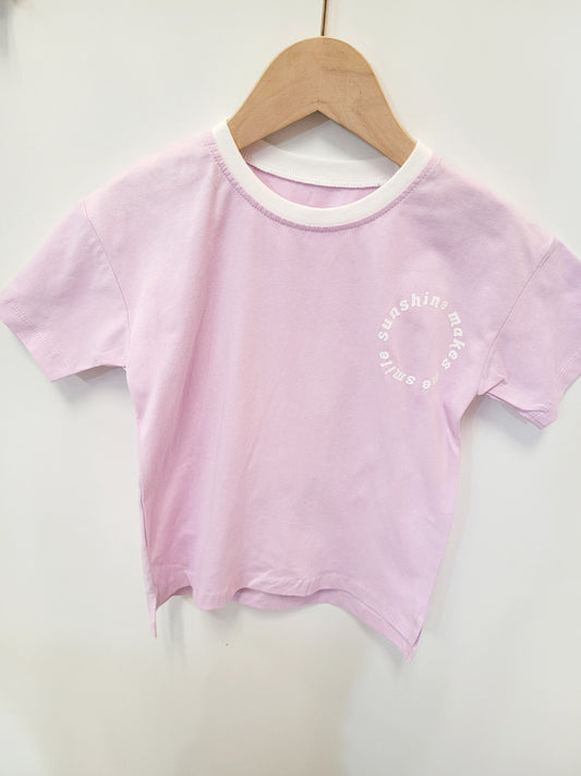 Purple smile T
