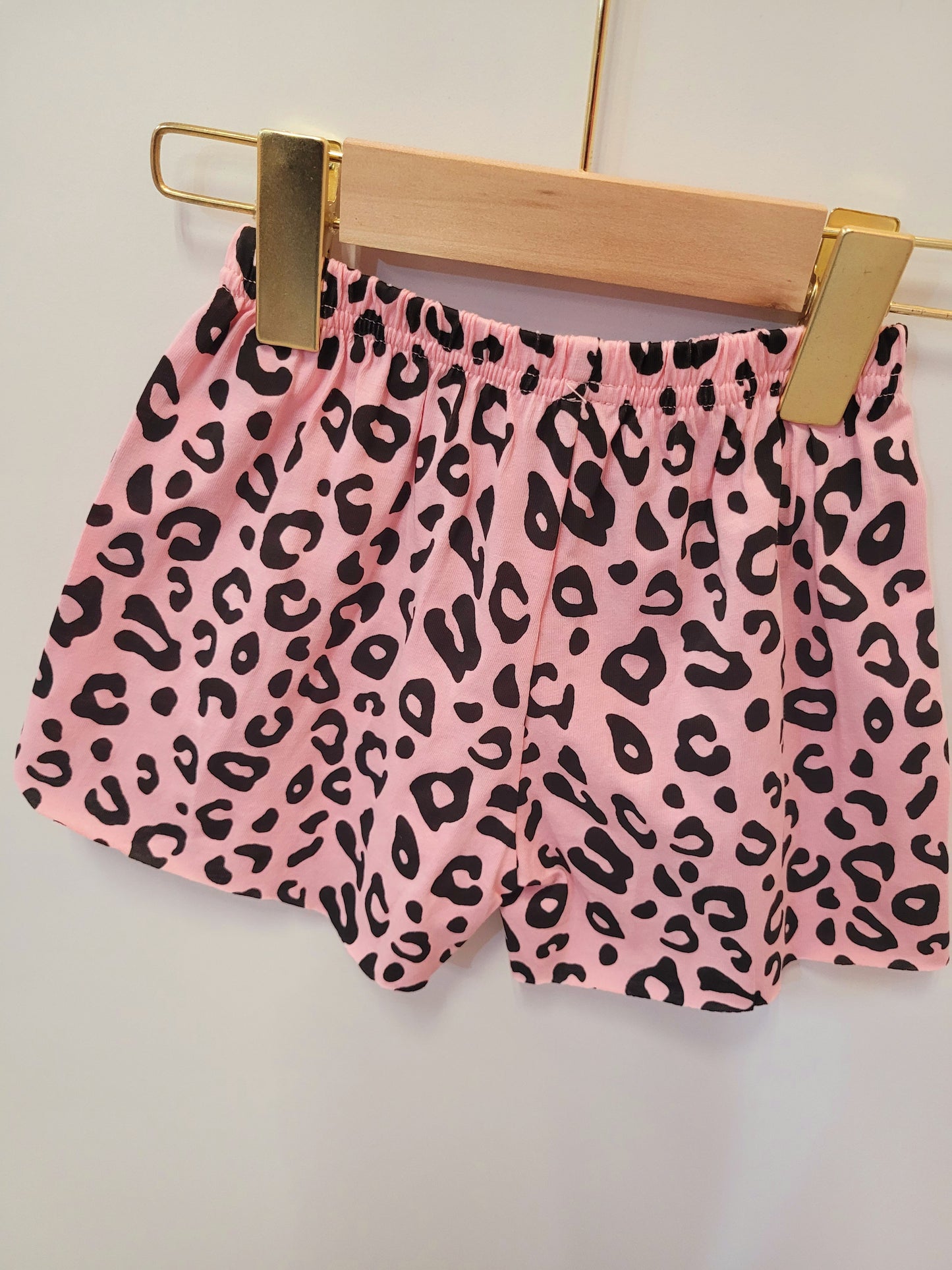 Pink Print Shorts