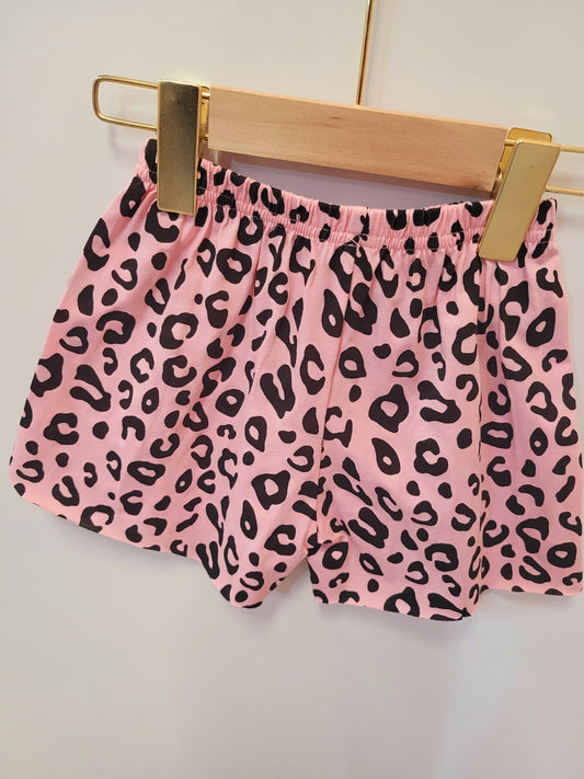 Pink Print Shorts