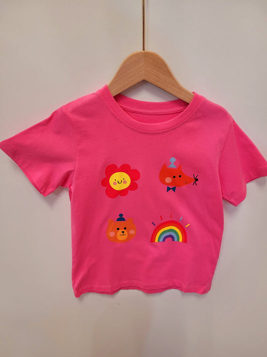 Pink Printed T