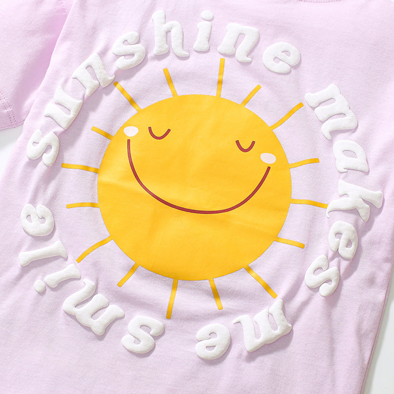 Purple smile T